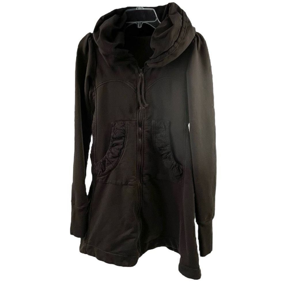 Prairie Underground Brown Long Cloak Hoodie Size S